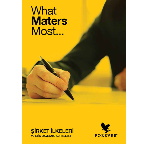 Şirket İlkeleri Kitapçığı - (10 lu set)